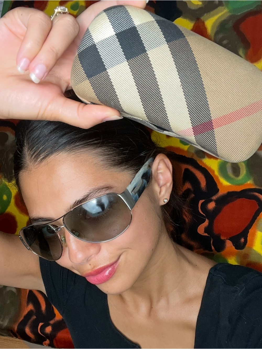 Burberry Women’s Made In Italy Sunglasses Comes With Case